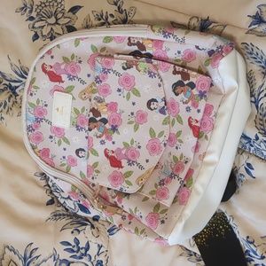 NWT Disney princess mini backpack purse